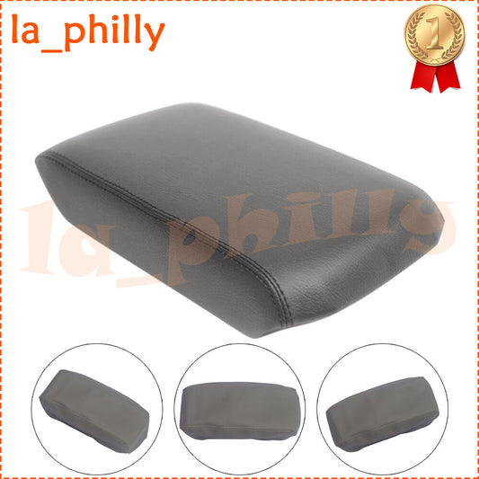 Synthetic Leather Console Lid Armrest Cover Skin For 2010-2018 for Toyota for 4Runner Q