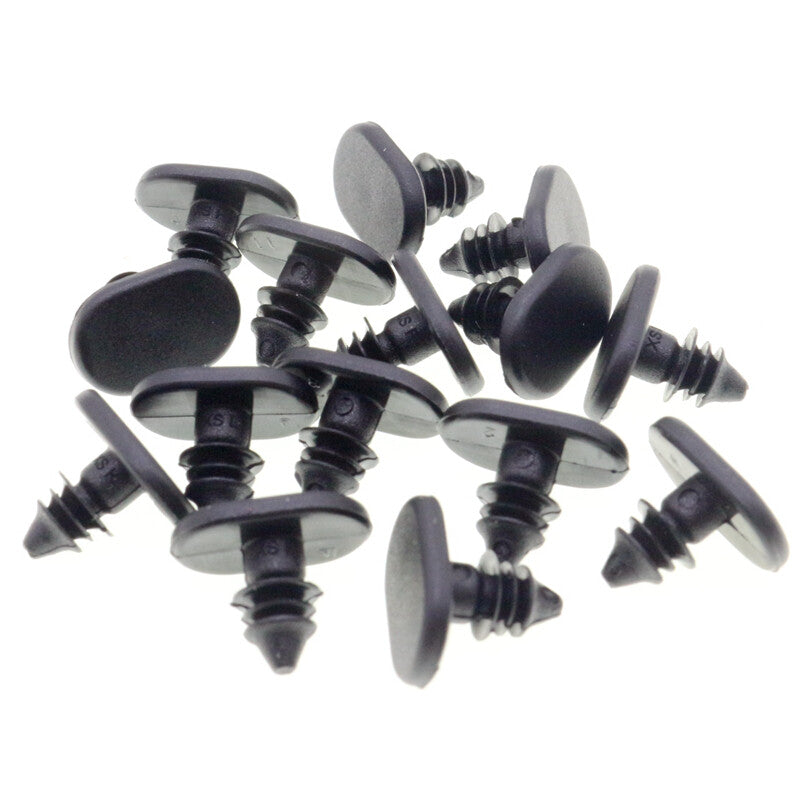 15-Piece Set of Molded Roof Gutter Trim Fasteners for BMW E46 (1998-2014)