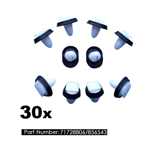 30X Lower Door Trim Strip Moulding Clips Fit for RAM PROMASTER for Fiat Ducato 71728806