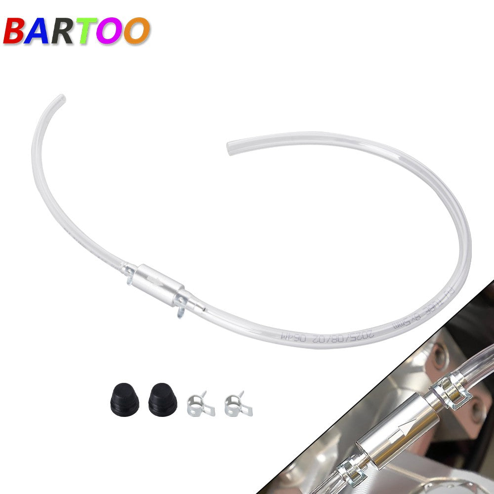 Car Motorcycle Clutch Brake Bleeder Hose One Way Valve Tube Bleeding Tool Kit Q