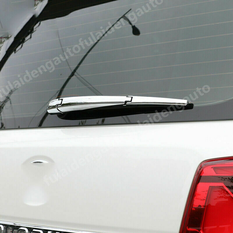 for Toyota for Land Cruiser 2016-2021 Chrome Rear Window Rain Wiper Blade Cover Trim