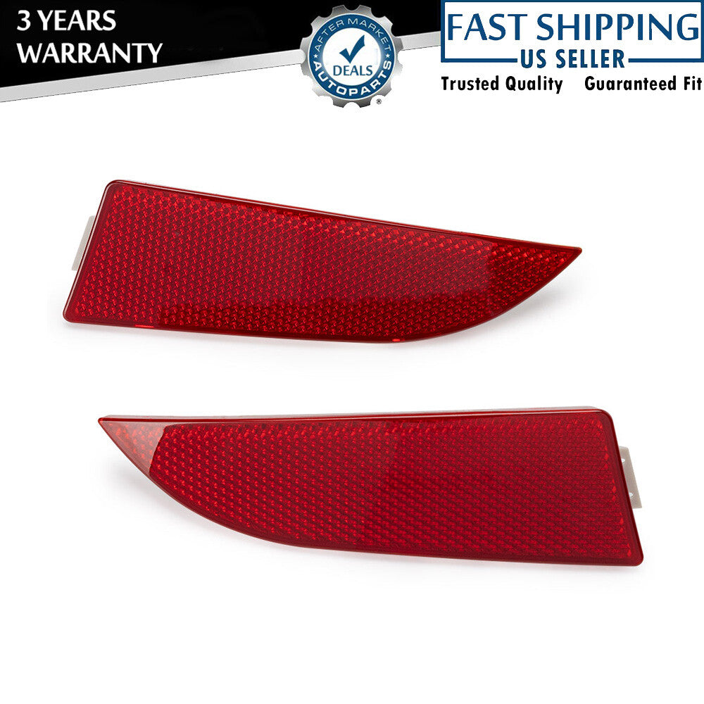 Left & Right Tail Rear Bumper Cover Red Fit for BMW E83 X3 2009-2010 63147162217 Q