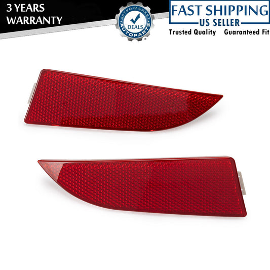 Left & Right Tail Rear Bumper Cover Red Fit for BMW E83 X3 2009-2010 63147162217 Q