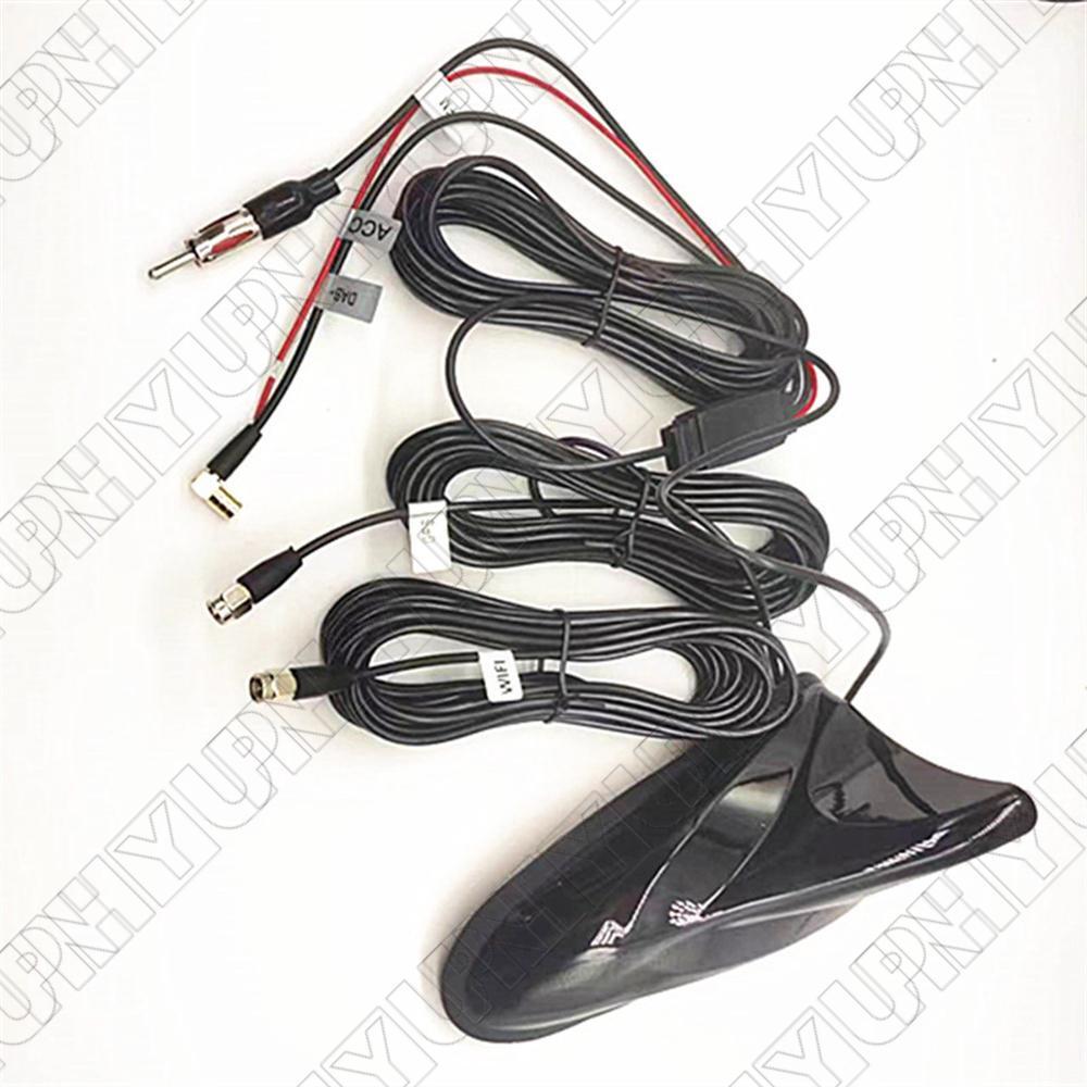 Car Roof Shark Fin Antenna (DAB+GPS+FM/AM+WIFI) Support GLONASS 1602MHZ Q