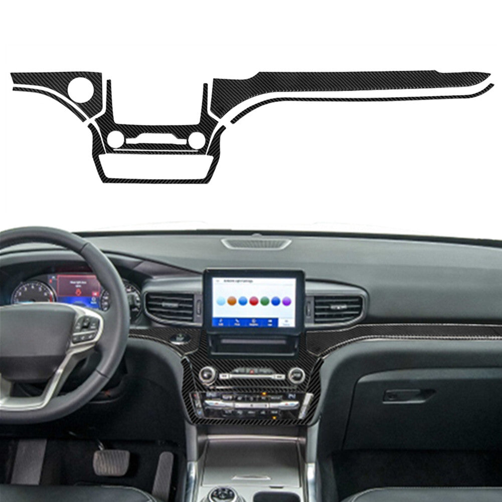 4x Red Carbon Fiber Door Bumper Panel Trim Cover For Highlander 2008-2013 v