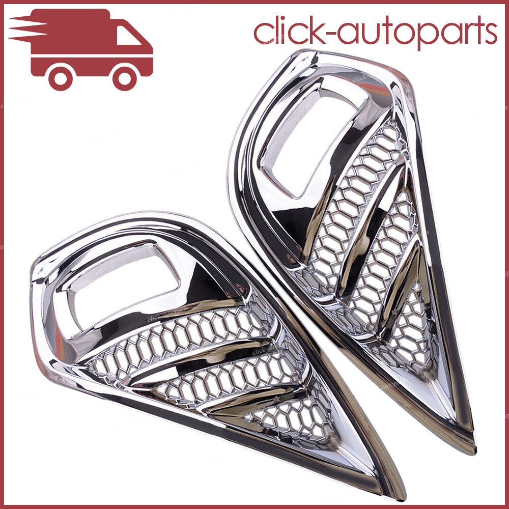 Front Bumper Fog Light Trim Bezel Cover for Toyota 2020-2022 Highlander Chrome