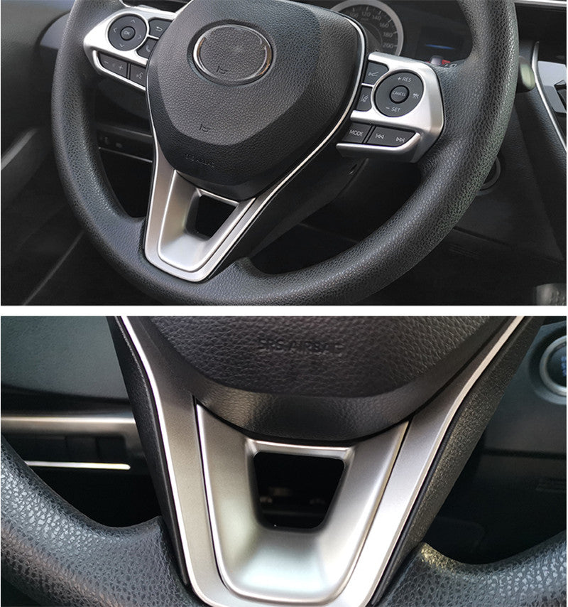 Red Aluminum Car Engine Start Stop Button Cover Trim for Corolla 2019-22 v