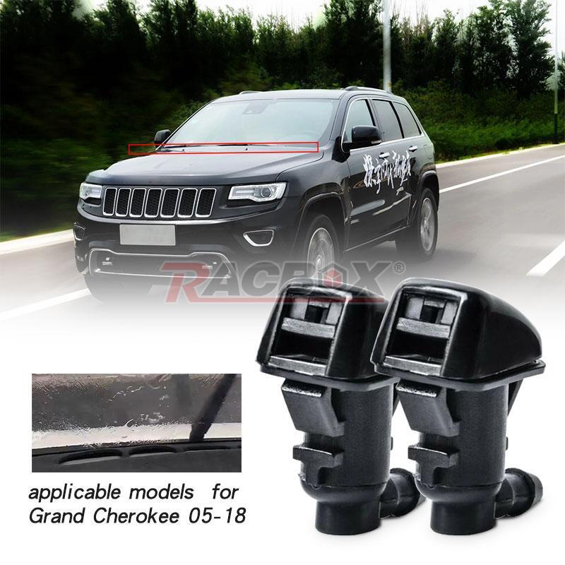 68260443AA 2x Windshield Wiper Washer Spray Nozzle for Jeep Grand Cherokee 11-21