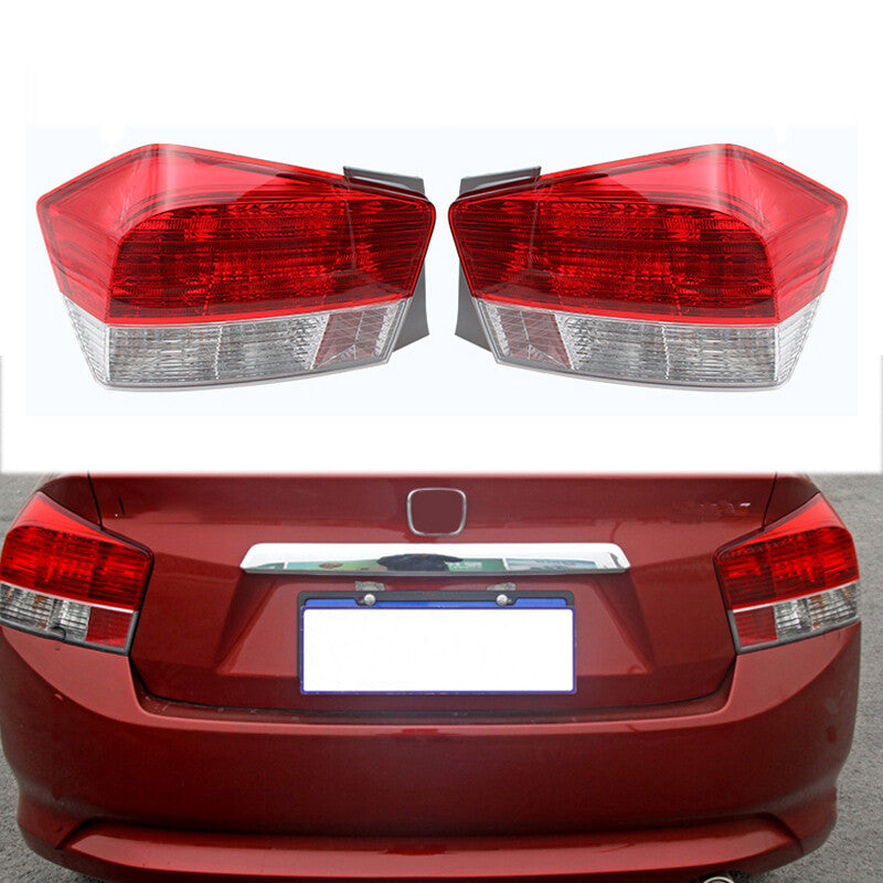 1 Pair for Honda City 2008 2009 2010 2011 Tail Brake Light Assembly Rear Lamp v