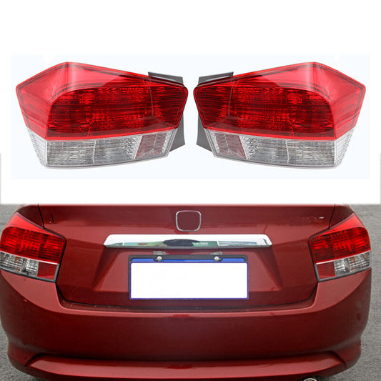 1 Pair for Honda City 2008 2009 2010 2011 Tail Brake Light Assembly Rear Lamp v