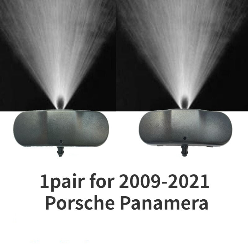 1pair Front Windshield Washer Spray Nozzle Cover lid for Porsche for Panamera 09-21