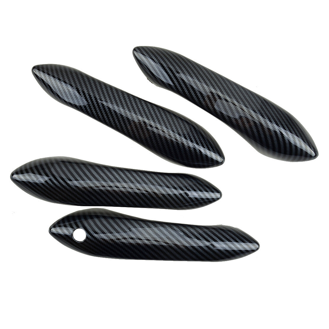 Carbon Fiber ABS Exterior Door Handle Cover Fit for 5 F10 11-16 v
