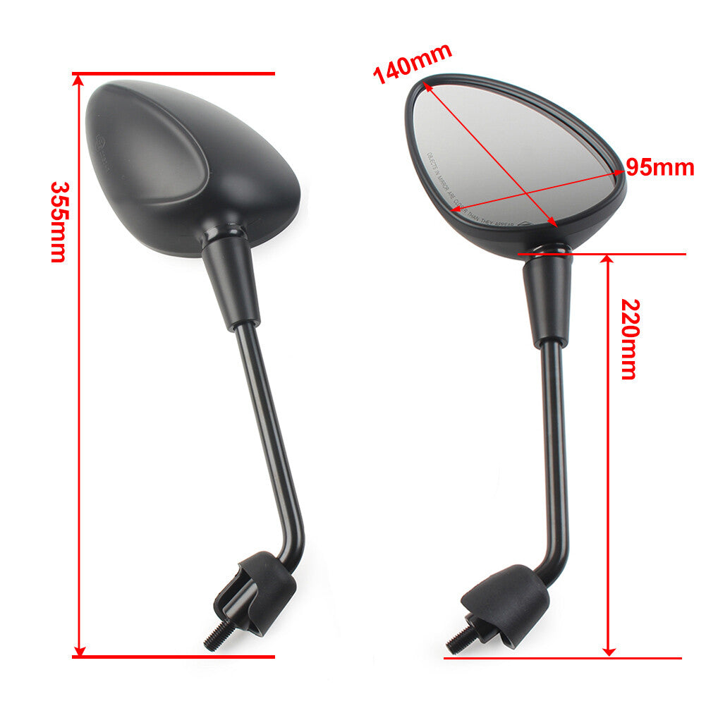 Rearview Side Mirrors For Vespa GTS GTV 50 125 200 300 300ie Sprint Primavera150 Q