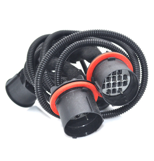 Retrofit facelift LCI Head light cable wire adaptor for Land Rover Discovery 3 4 v