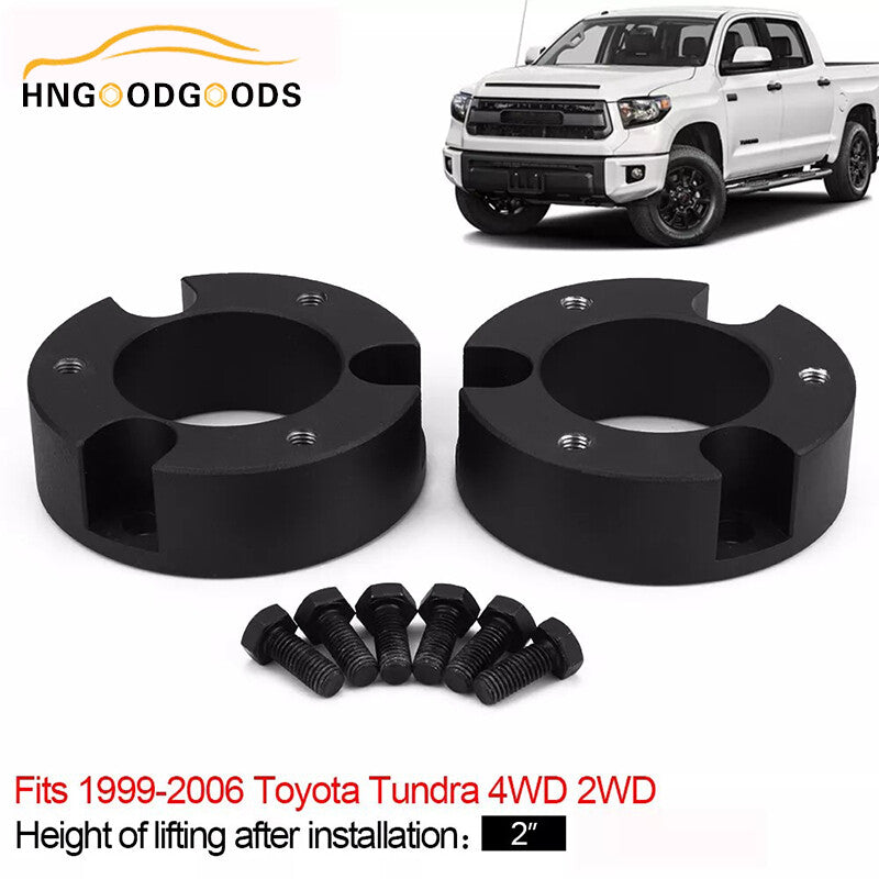 2-inch/2-inch front leveling lift kit for Toyota Tundra 1999-2006 2WD 4WD pillar spacers