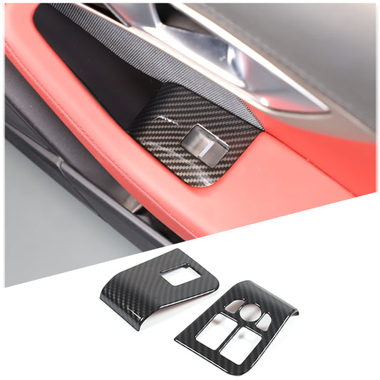 Smooth black rear window shutter panel decorative protective cover suitable for @ Supra 19-22- v