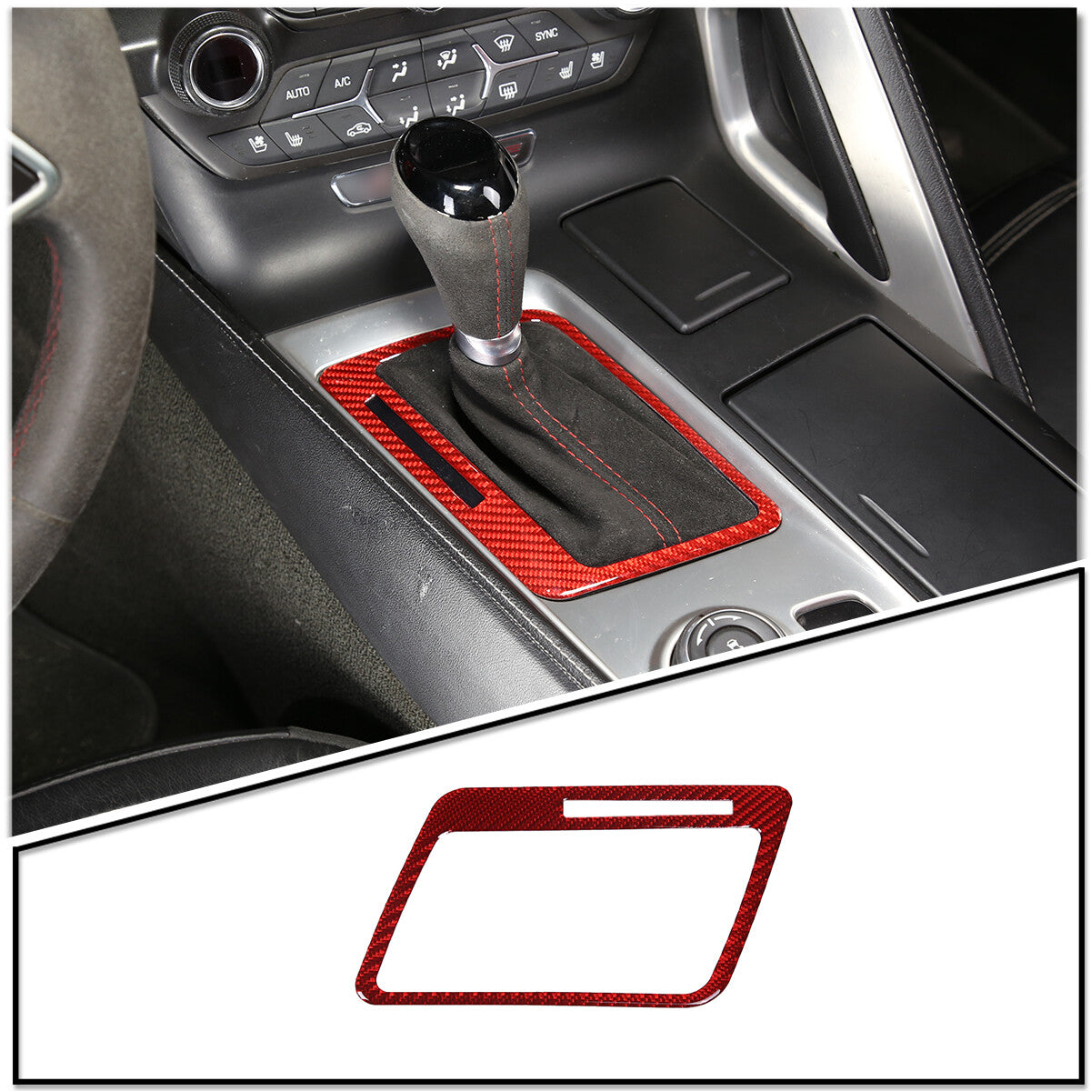 Matte Black Center Control Gear Shift Side Cover Trim for Humme-r H2 2003-07- v