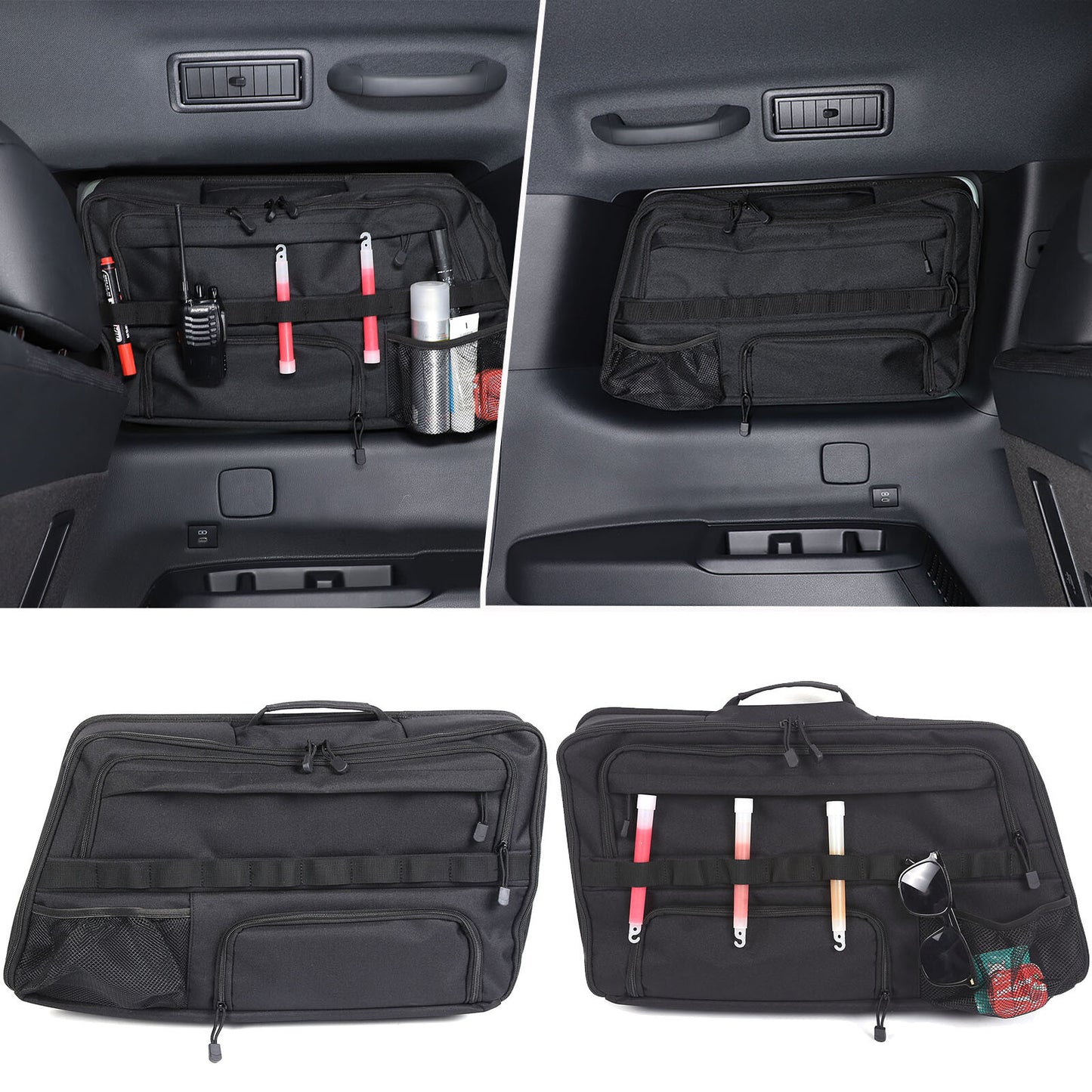 Right rear cargo window storage bag/organizer for Lexus GX 2024-2025 (2 pieces) n