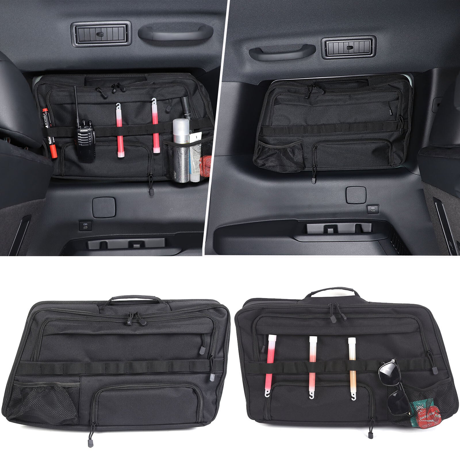 Right rear cargo window storage bag/organizer for Lexus GX 2024-2025 (2 pieces) n