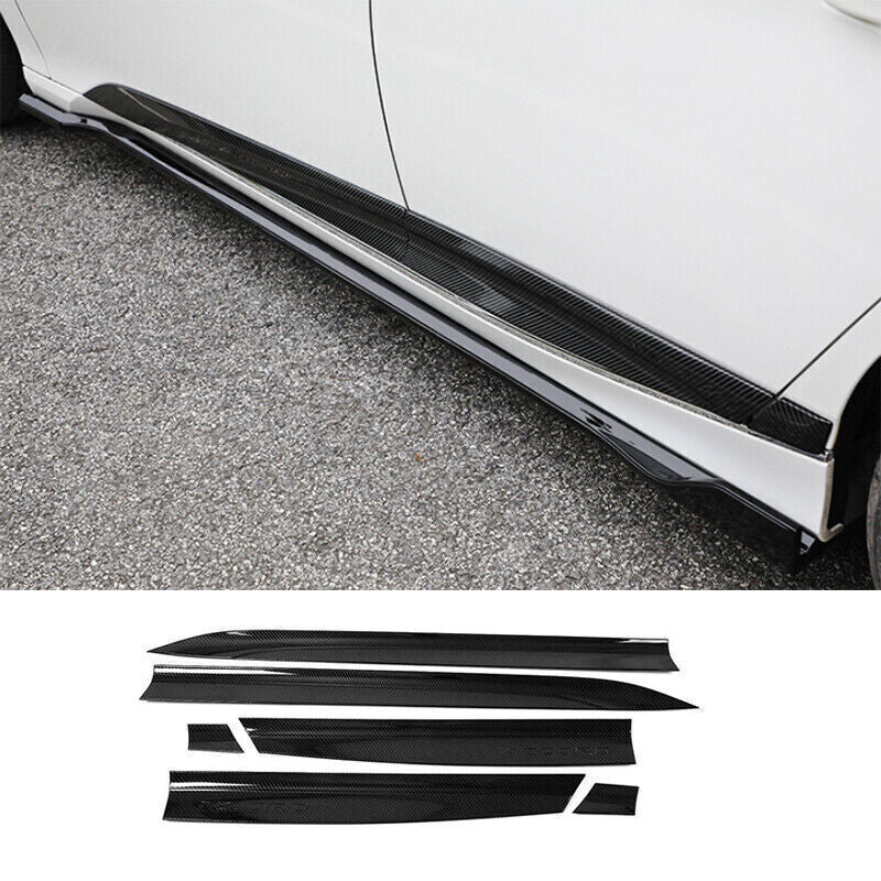 Carbon ABS Side Door Body Guard Molding Cover Trims for Honda Accord 2018-2022