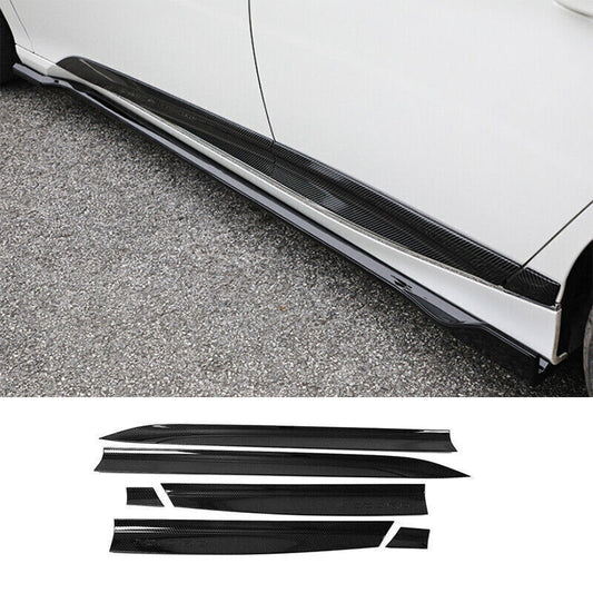 Carbon ABS Side Door Body Guard Molding Cover Trims for Honda Accord 2018-2022