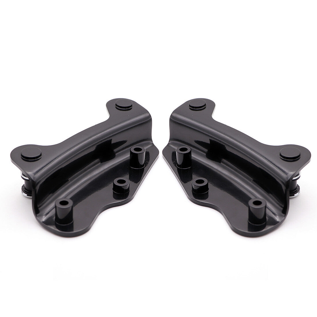 Black 4 Point Docking Hardware Kits for Harley Touring FLHT FLHX FLHR FLTR 09-13 Q
