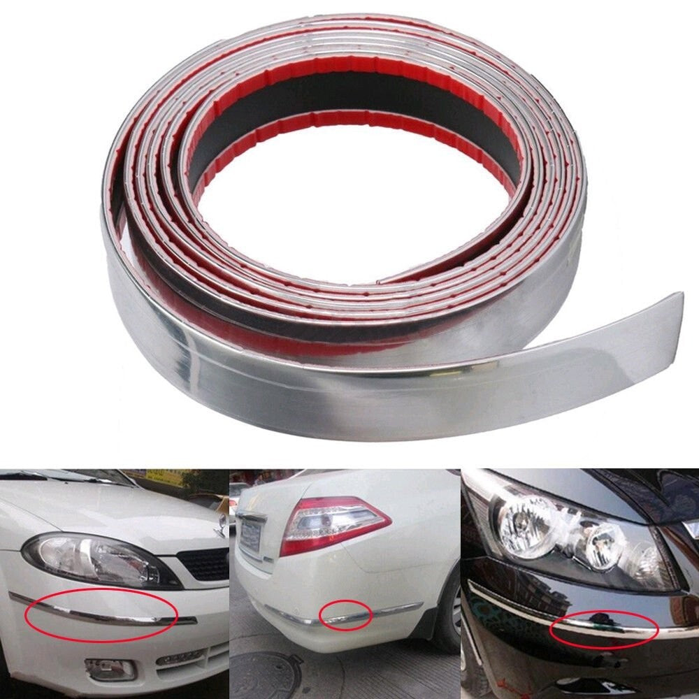 Black carbon fiber trunk bumper cover decals/stickers for cars