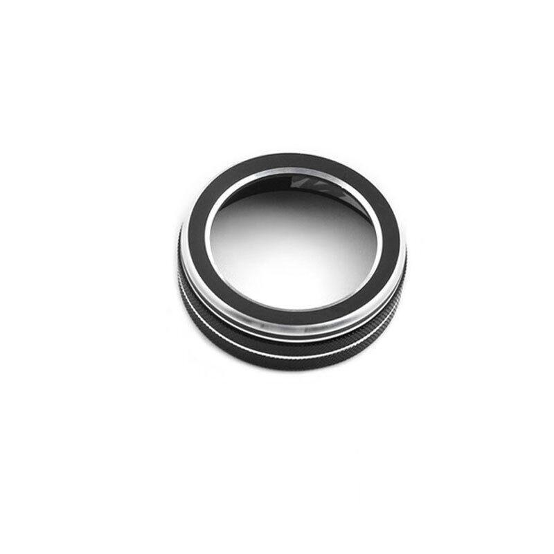 Console Gear Shift Knob Cover Ring 1X for Ford Explorer 2020-2022 Black Aluminum