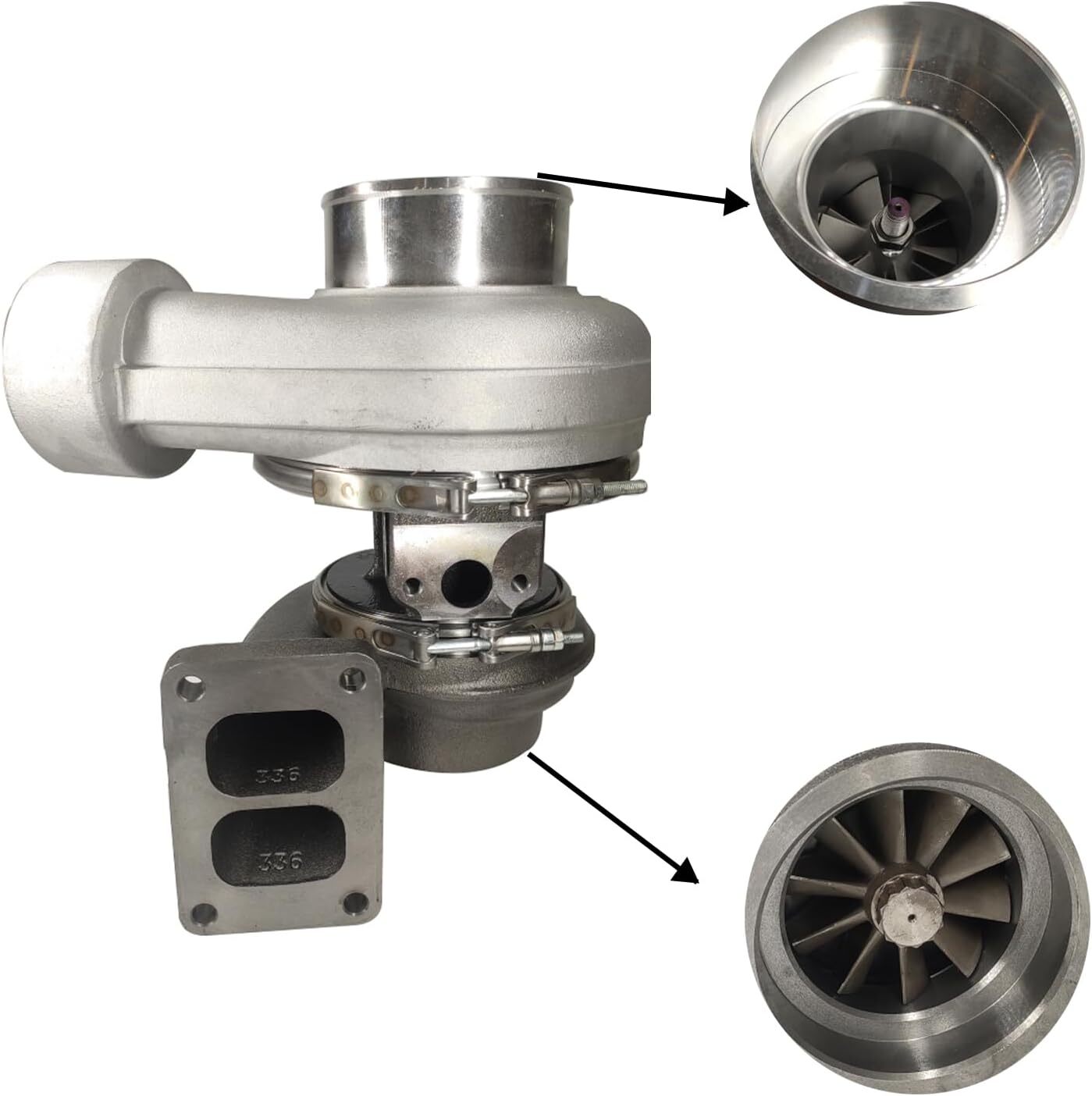 Turbocharger 4N9554 fits for Caterpillar 235 D5 D6C D6D 966C 3306 Engine