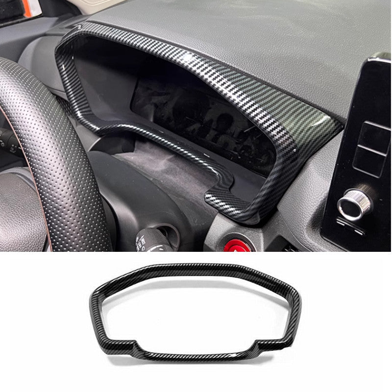 Carbon fiber ABS Dashboard decor frame Trim For 2023 2024 for Honda CRV CR-V