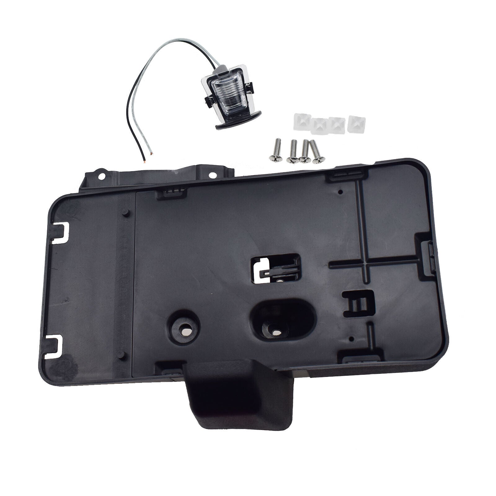 For 2007-17 for Jeep for Wrangler JK Rear License Plate Mounting Holder Bracket Light