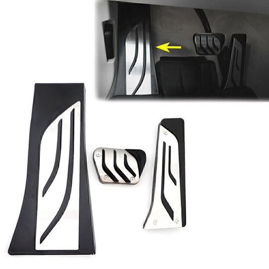 for BMW X5 X6 2008-2019 2019 2009 2018 17 3x Car Foot Gas Brake Pedals Cover Kit