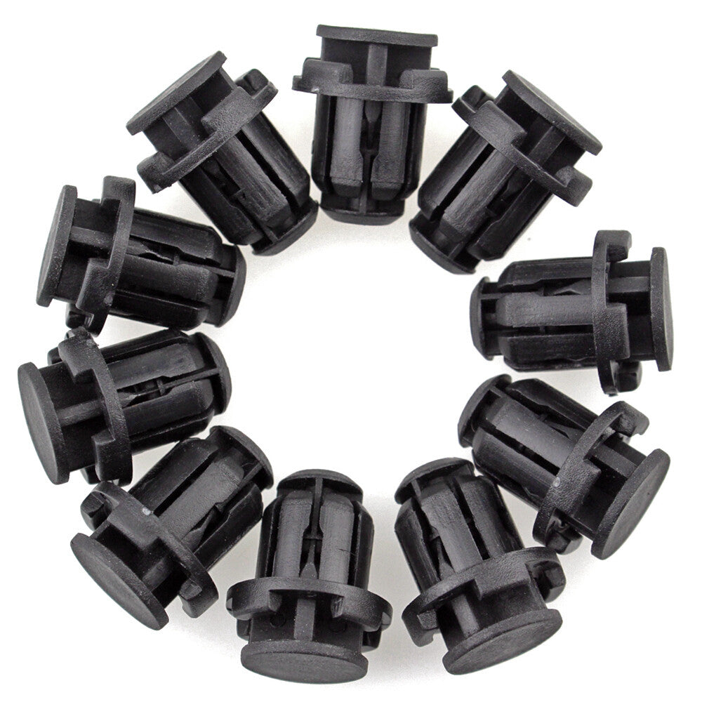 10 Lower Rocker Panel Molding Clips Push Type Retainer for Chevrolet & for Suzuki