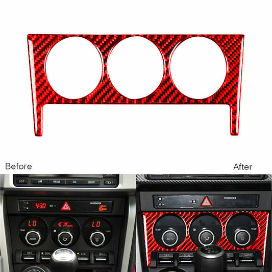 Carbon fiber center console switch panel suitable for Subaru BRZ and for Toyota 86 (2013-20)
