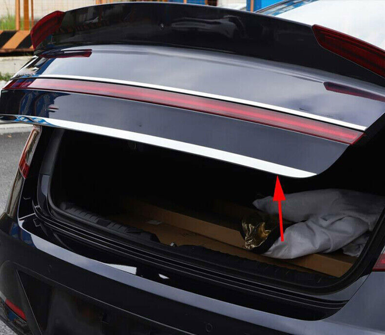for Hyundai Sonata 2020-2023 stainless Rear Door Trunk Lid Tailgate Strip Trim b n