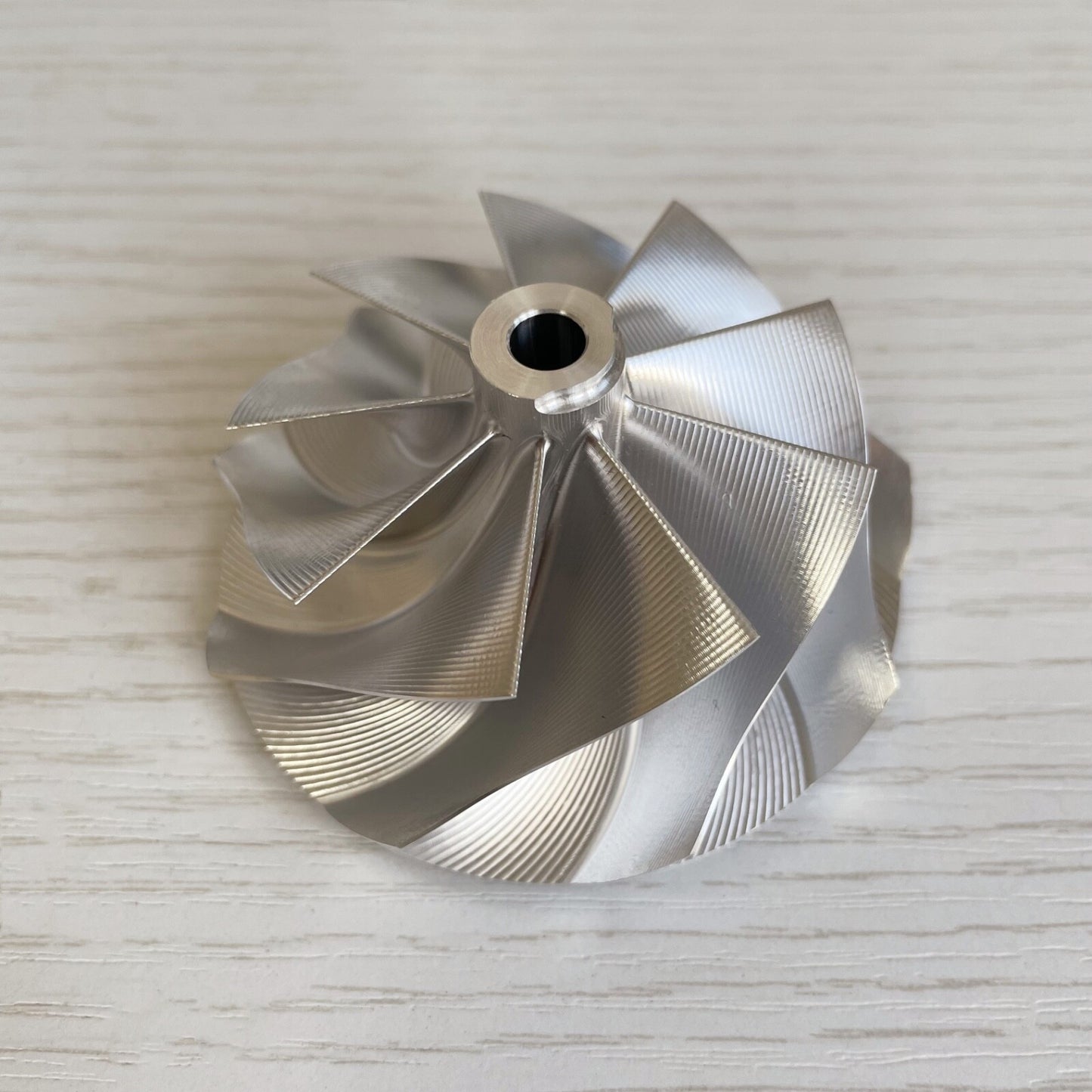 G25-660 Reverse 54.28/67.40 mm 9+0 Insert Point Milling Compressor Wheel