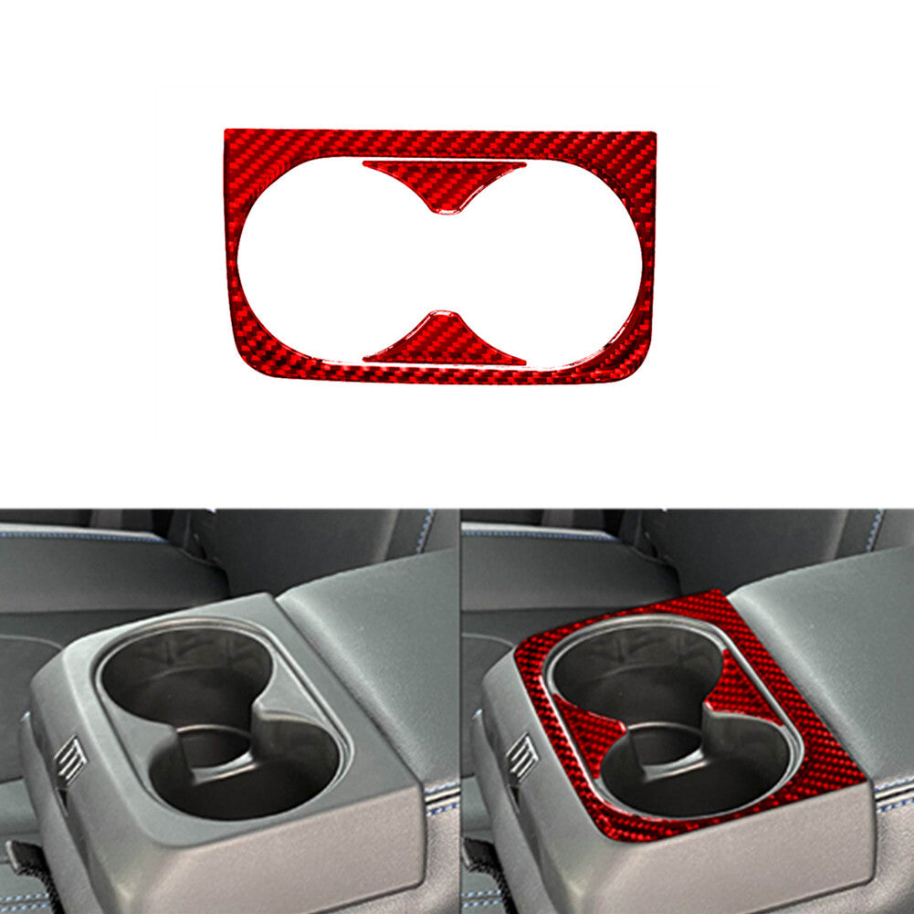 Carbon Fiber Storage Box Cover Trim For M-class W164 2006-2011 v
