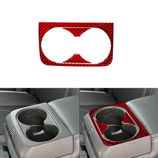 Carbon Fiber Storage Box Cover Trim For M-class W164 2006-2011 v