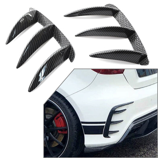 Rear Bumper Splitter Spoiler Canard Air Vent for Mercedes W176 A200 A250 A45