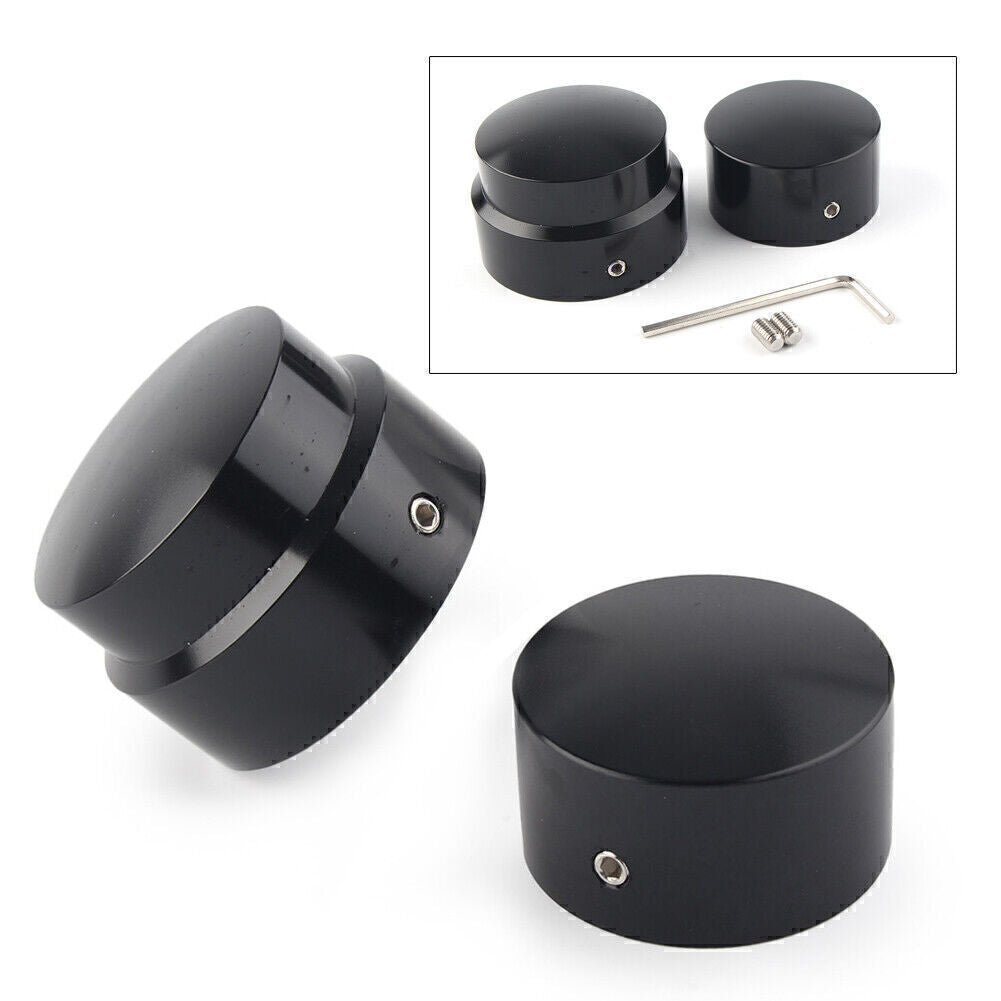 2pcs Motor Rear Axle Nut Cover Cap Fits for Harley 2015-up XG 2008-Later XL Dyna New