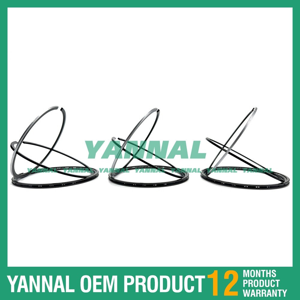 new 3x 16261-21050 piston rings STD for Kubota D1105 engines.
