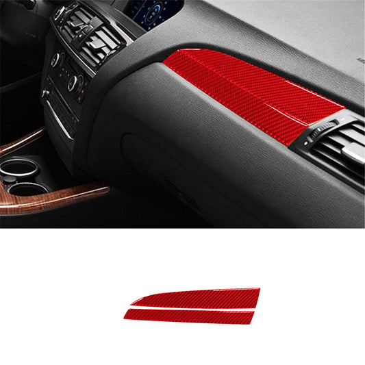 Red Carbon Fiber Leaf Board Panel Cover Trim For 86 for Subaru BRZ 2016-2020 v