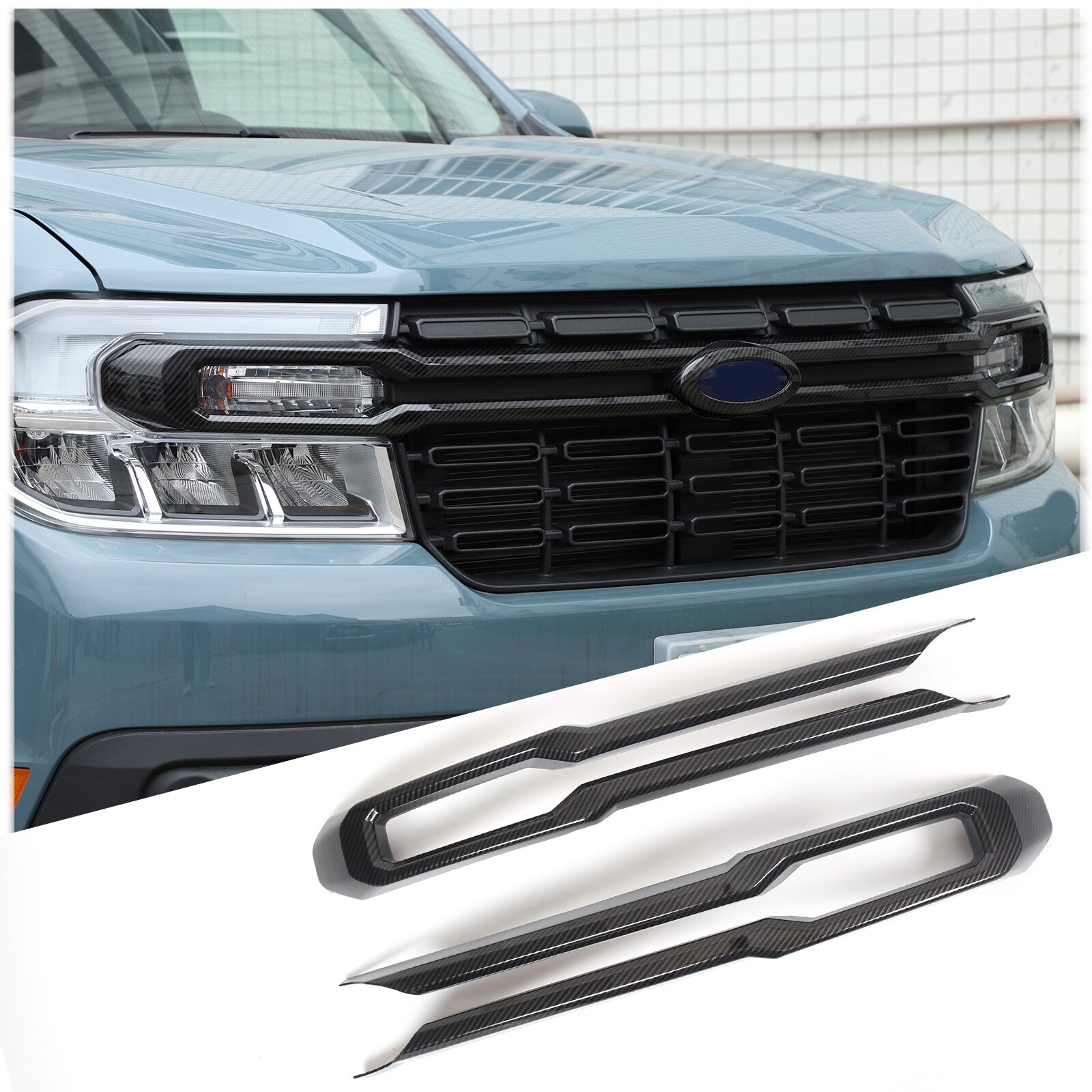 ABS Orange Air Conditioning Mode Button Frame Trim  for ford  Maverick 2022-2023