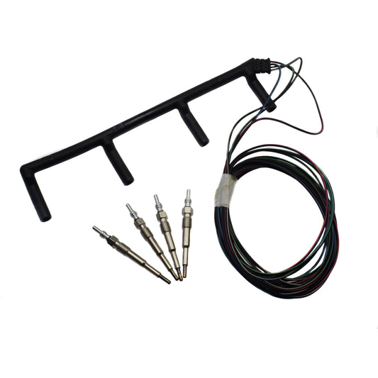 Diesel Glow Plug and Wiring Harness Set for for VW for Golf Beetle for Jetta 19L TDI 2004-06- v