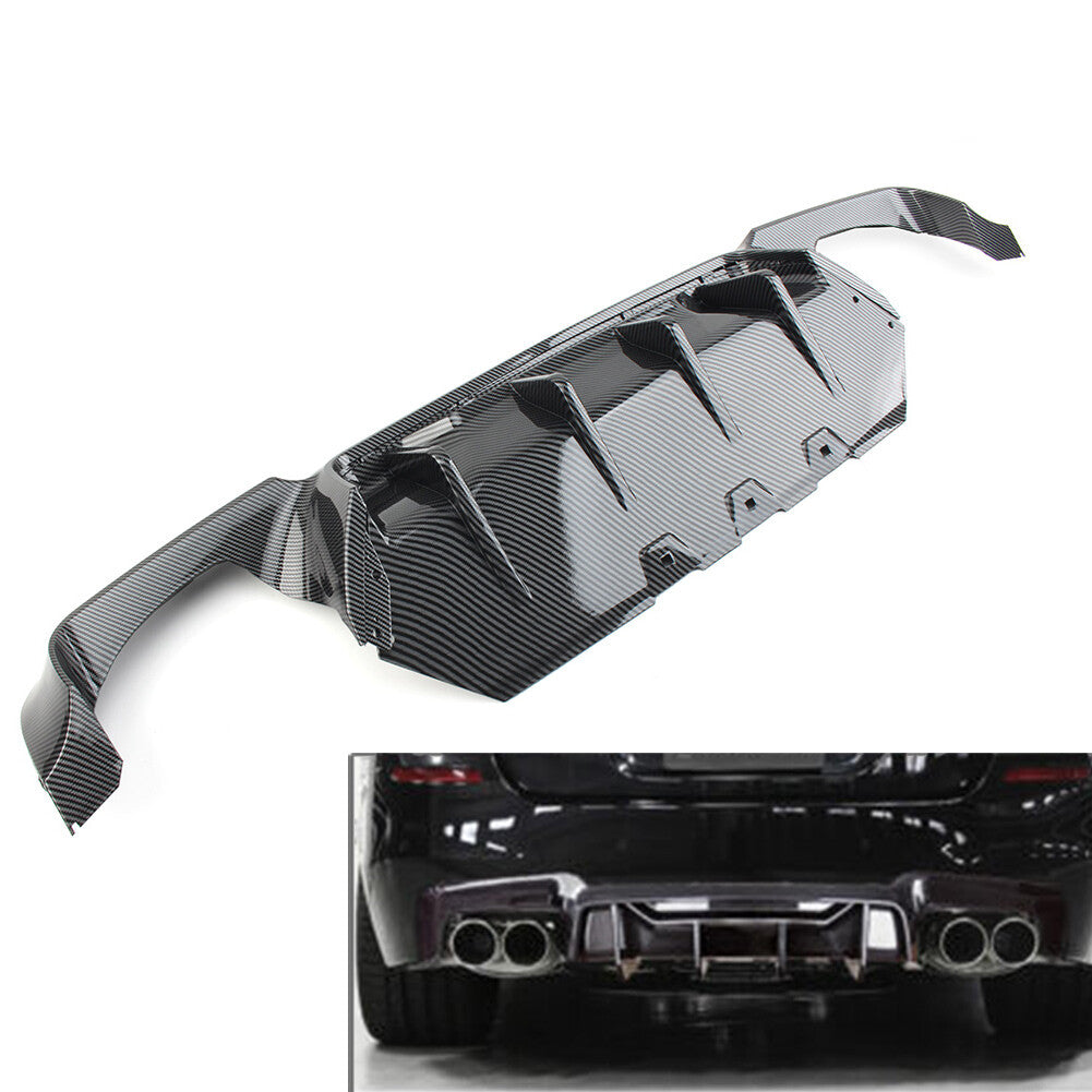 Rear Bumper Diffuser Quad Exhausts FIT for BMW F10 M5 2011-2016
