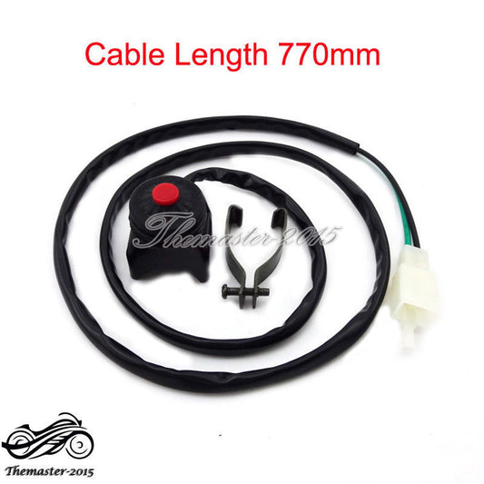 Button Kill Switch For 50 110 125 140 150 160 cc SSR GPX CRF XR 50 Pit Dirt Bike Q