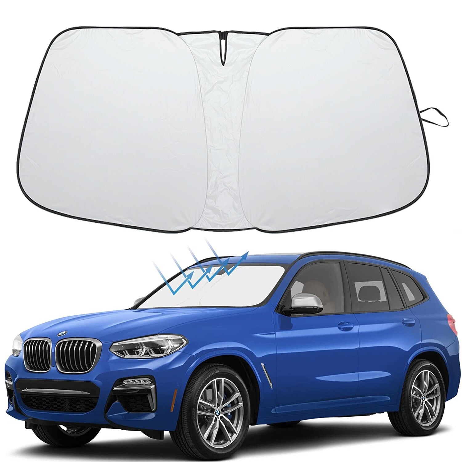 Foldable windshield sunshade suitable for 2018-2024 X3 Sport n