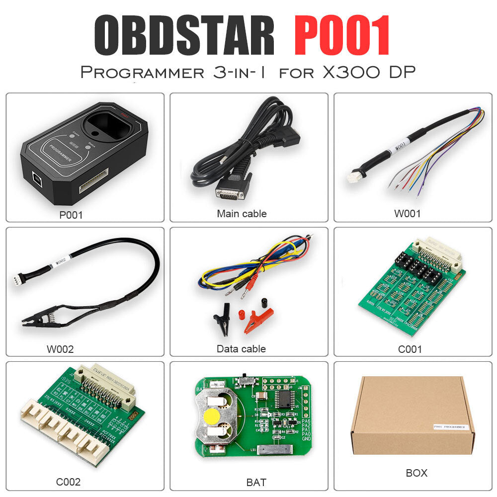OBDSTAR P001 Progarmmer RFIDRe-new K?y EEPROM Functions FOR X300 DP Master