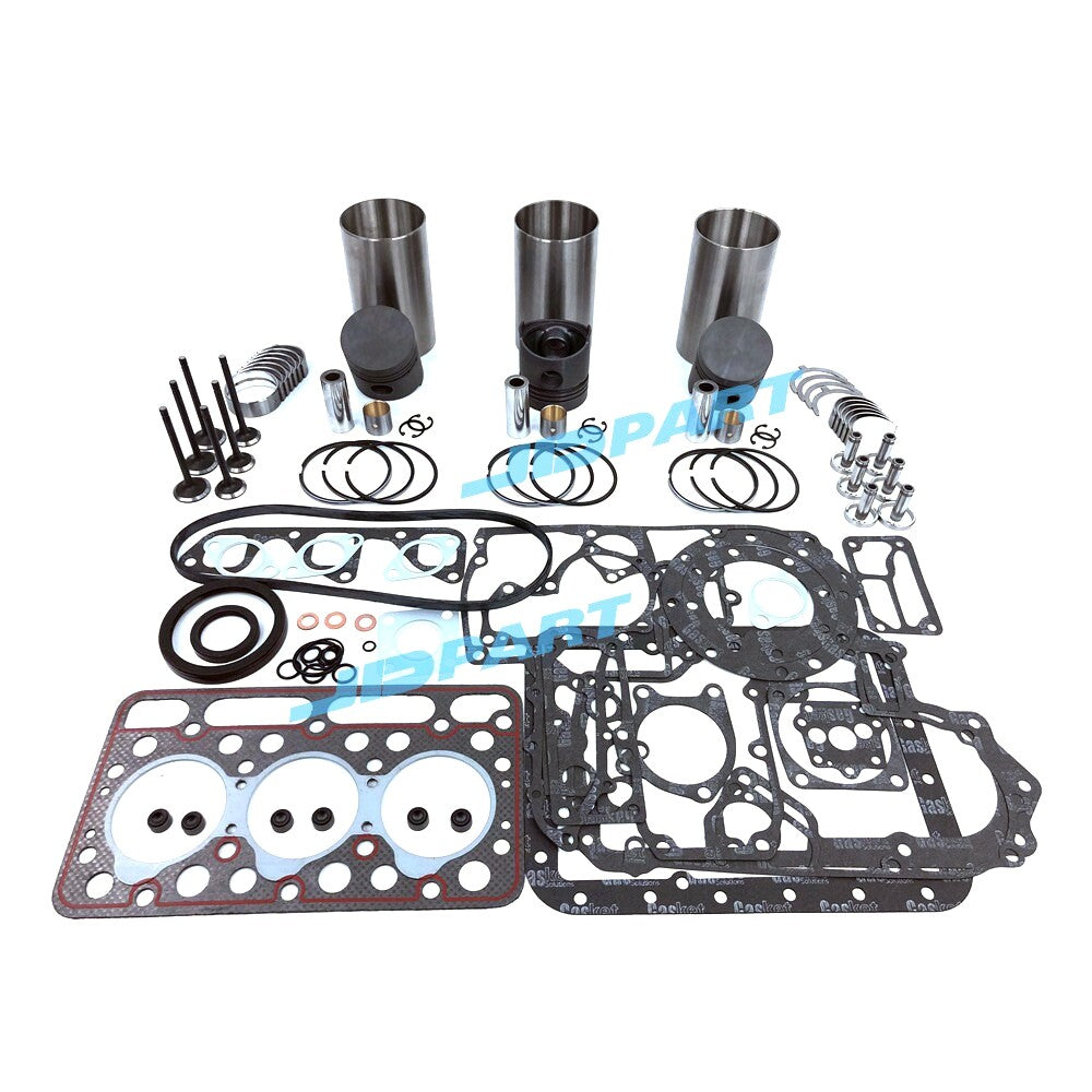 D1102 Cylinder Liner Kit with Washers, Bearings, and Valve Train for Engines -