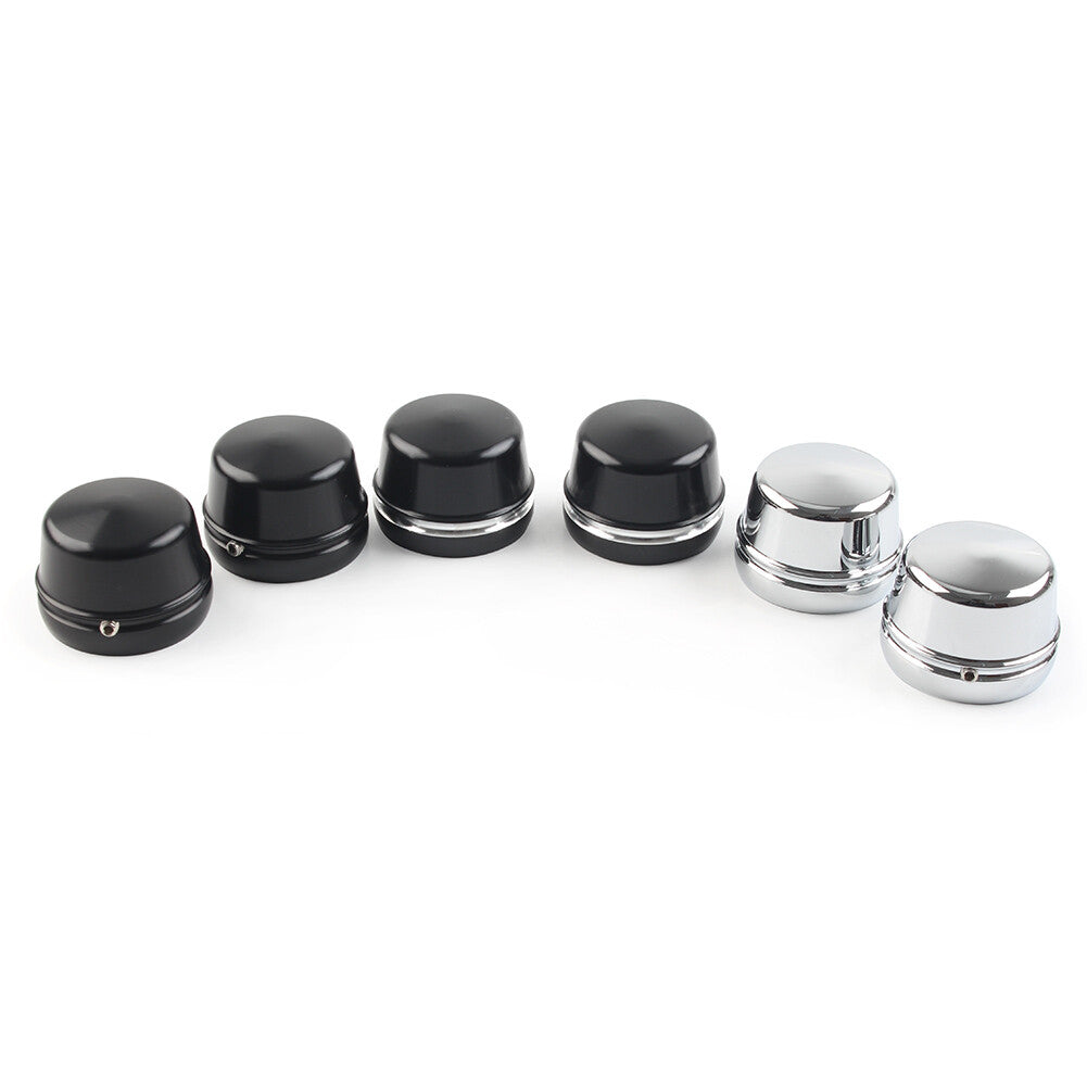 for Harley Electra Glide Ultra Classic FLHTC FLHTCU Front Axle Cap Nut Covers